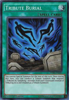 2016 Yu-Gi-Oh! Rivals of the Pharaoh 1st Edition #DPRP-EN010 Tribute Burial Front