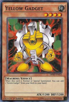 2016 Yu-Gi-Oh! Rivals of the Pharaoh 1st Edition #DPRP-EN023 Yellow Gadget Front