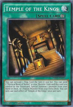 2016 Yu-Gi-Oh! Rivals of the Pharaoh 1st Edition #DPRP-EN037 Temple of the Kings Front