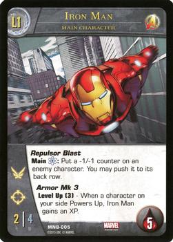 2015 Upper Deck VS System 2PCG: The Marvel Battles #MNB-005 Iron Man Front