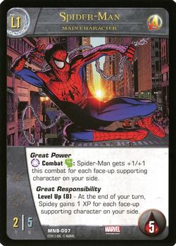 2015 Upper Deck VS System 2PCG: The Marvel Battles #MNB-007 Spider-Man Front