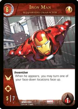 2015 Upper Deck VS System 2PCG: The Marvel Battles #MNB-020 Iron Man Front