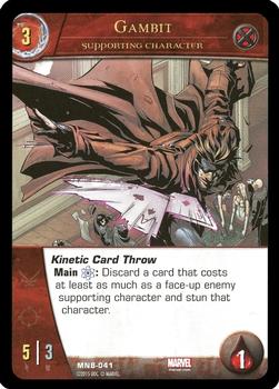 2015 Upper Deck VS System 2PCG: The Marvel Battles #MNB-041 Gambit Front