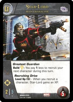 2015 Upper Deck VS System 2PCG: The Marvel Battles #MNB-055 Star-Lord Front