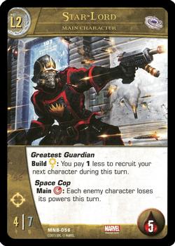 2015 Upper Deck VS System 2PCG: The Marvel Battles #MNB-056 Star-Lord Front