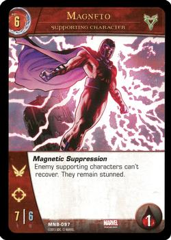 2015 Upper Deck VS System 2PCG: The Marvel Battles #MNB-097 Magneto Front