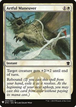 2020 Magic The Gathering Mystery Booster #004 Artful Maneuver Front