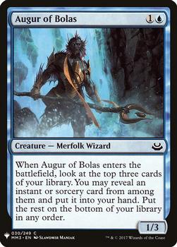 2020 Magic The Gathering Mystery Booster #030 Augur of Bolas Front