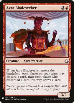2020 Magic The Gathering Mystery Booster #055 Azra Bladeseeker Front