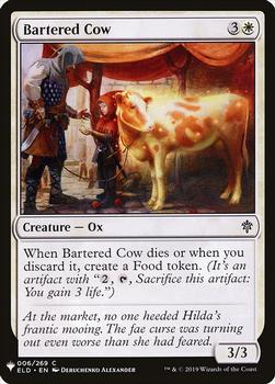 2020 Magic The Gathering Mystery Booster #006 Bartered Cow Front
