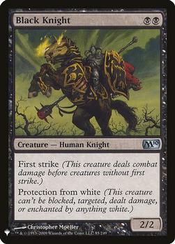 2020 Magic The Gathering Mystery Booster #085 Black Knight Front