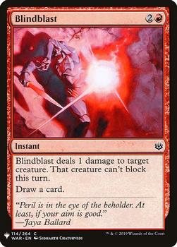 2020 Magic The Gathering Mystery Booster #114 Blindblast Front