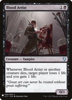2020 Magic The Gathering Mystery Booster #099 Blood Artist Front