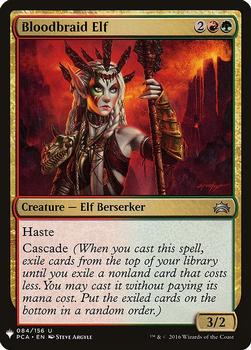 2020 Magic The Gathering Mystery Booster #084 Bloodbraid Elf Front