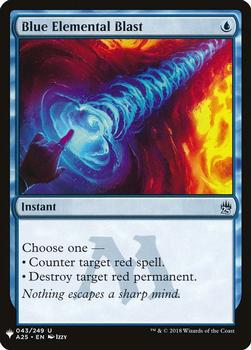 2020 Magic The Gathering Mystery Booster #043 Blue Elemental Blast Front