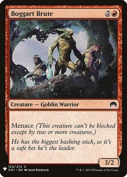 2020 Magic The Gathering Mystery Booster #133 Boggart Brute Front