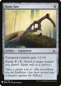 2020 Magic The Gathering Mystery Booster #161 Bone Saw Front