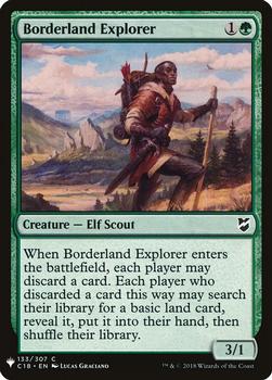 2020 Magic The Gathering Mystery Booster #133 Borderland Explorer Front
