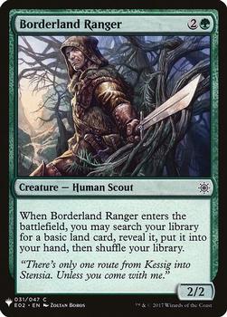 2020 Magic The Gathering Mystery Booster #031 Borderland Ranger Front