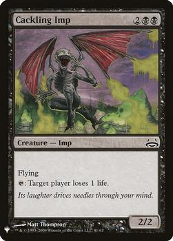 2020 Magic The Gathering Mystery Booster #041 Cackling Imp Front