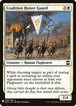 2020 Magic The Gathering Mystery Booster #006 Coalition Honor Guard Front