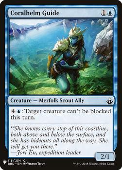 2020 Magic The Gathering Mystery Booster #116 Coralhelm Guide Front
