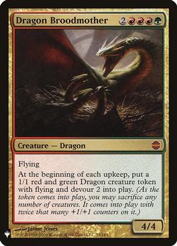 2020 Magic The Gathering Mystery Booster #053 Dragon Broodmother Front