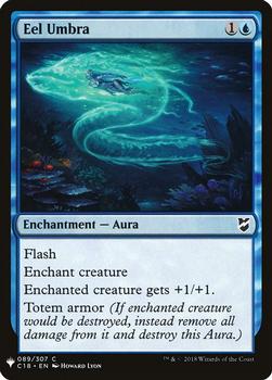 2020 Magic The Gathering Mystery Booster #089 Eel Umbra Front