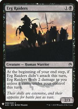 2020 Magic The Gathering Mystery Booster #090 Erg Raiders Front