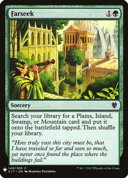 2020 Magic The Gathering Mystery Booster #149 Farseek Front