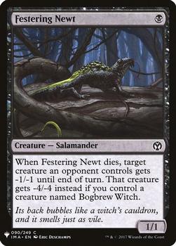 2020 Magic The Gathering Mystery Booster #090 Festering Newt Front