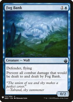 2020 Magic The Gathering Mystery Booster #117 Fog Bank Front