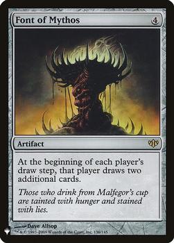 2020 Magic The Gathering Mystery Booster #136 Font of Mythos Front