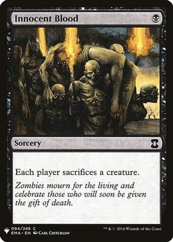 2020 Magic The Gathering Mystery Booster #094 Innocent Blood Front
