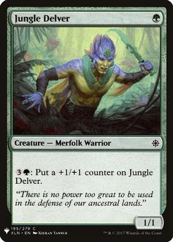 2020 Magic The Gathering Mystery Booster #195 Jungle Delver Front