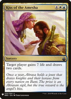 2020 Magic The Gathering Mystery Booster #225 Kiss of the Amesha Front