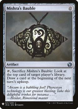 2020 Magic The Gathering Mystery Booster #221 Mishra's Bauble Front