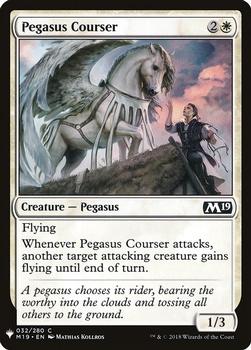 2020 Magic The Gathering Mystery Booster #032 Pegasus Courser Front