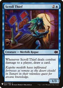 2020 Magic The Gathering Mystery Booster #017 Scroll Thief Front