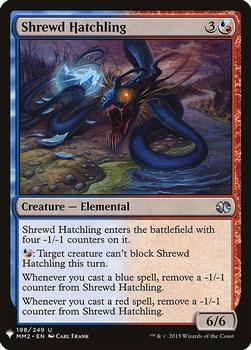 2020 Magic The Gathering Mystery Booster #198 Shrewd Hatchling Front
