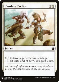 2020 Magic The Gathering Mystery Booster #112 Tandem Tactics Front
