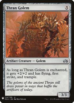 2020 Magic The Gathering Mystery Booster #114 Thran Golem Front