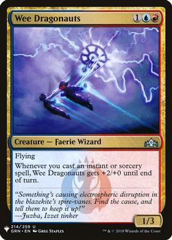 2020 Magic The Gathering Mystery Booster #214 Wee Dragonauts Front