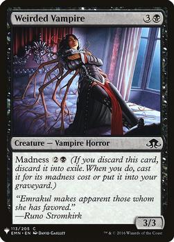 2020 Magic The Gathering Mystery Booster #113 Weirded Vampire Front