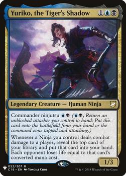 2020 Magic The Gathering Mystery Booster #052 Yuriko, the Tiger's Shadow Front