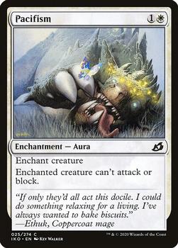 2020 Magic the Gathering Ikoria: Lair of Behemoths #25 Pacifism Front