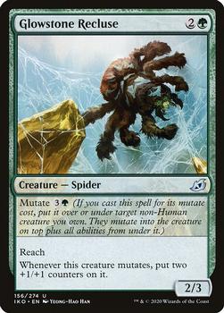 2020 Magic the Gathering Ikoria: Lair of Behemoths #156 Glowstone Recluse Front