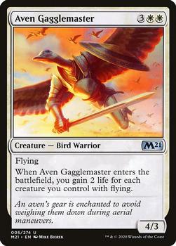 2020 Magic The Gathering Core Set 2021 #005 Aven Gagglemaster Front