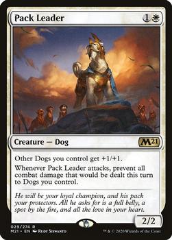 2020 Magic The Gathering Core Set 2021 #029 Pack Leader Front