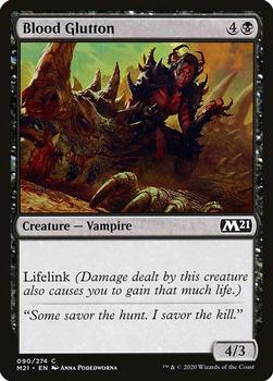2020 Magic The Gathering Core Set 2021 #090 Blood Glutton Front